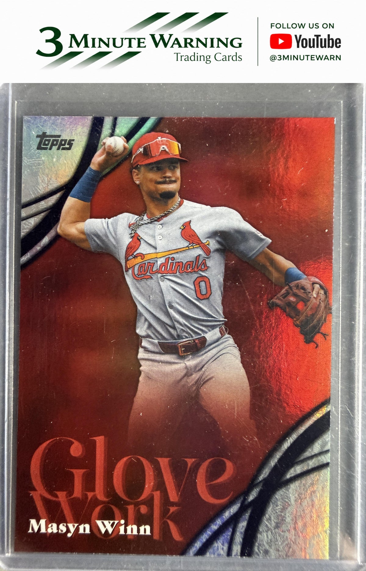 2026 Topps #GW-59 Masyn Winn Glove Work