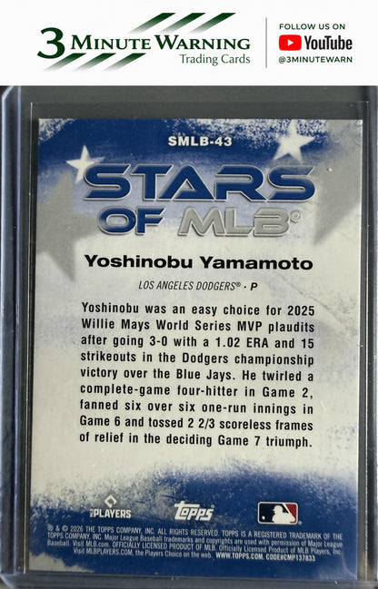2026 Topps #SMLB-43 Yoshinobu Yamamoto Stars of MLB