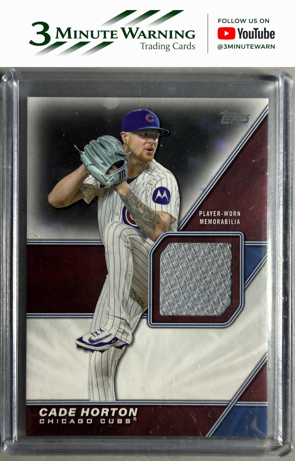 2026 Topps #MLM2-CH Cade Horton Major League Materials Relics (Series Two)
