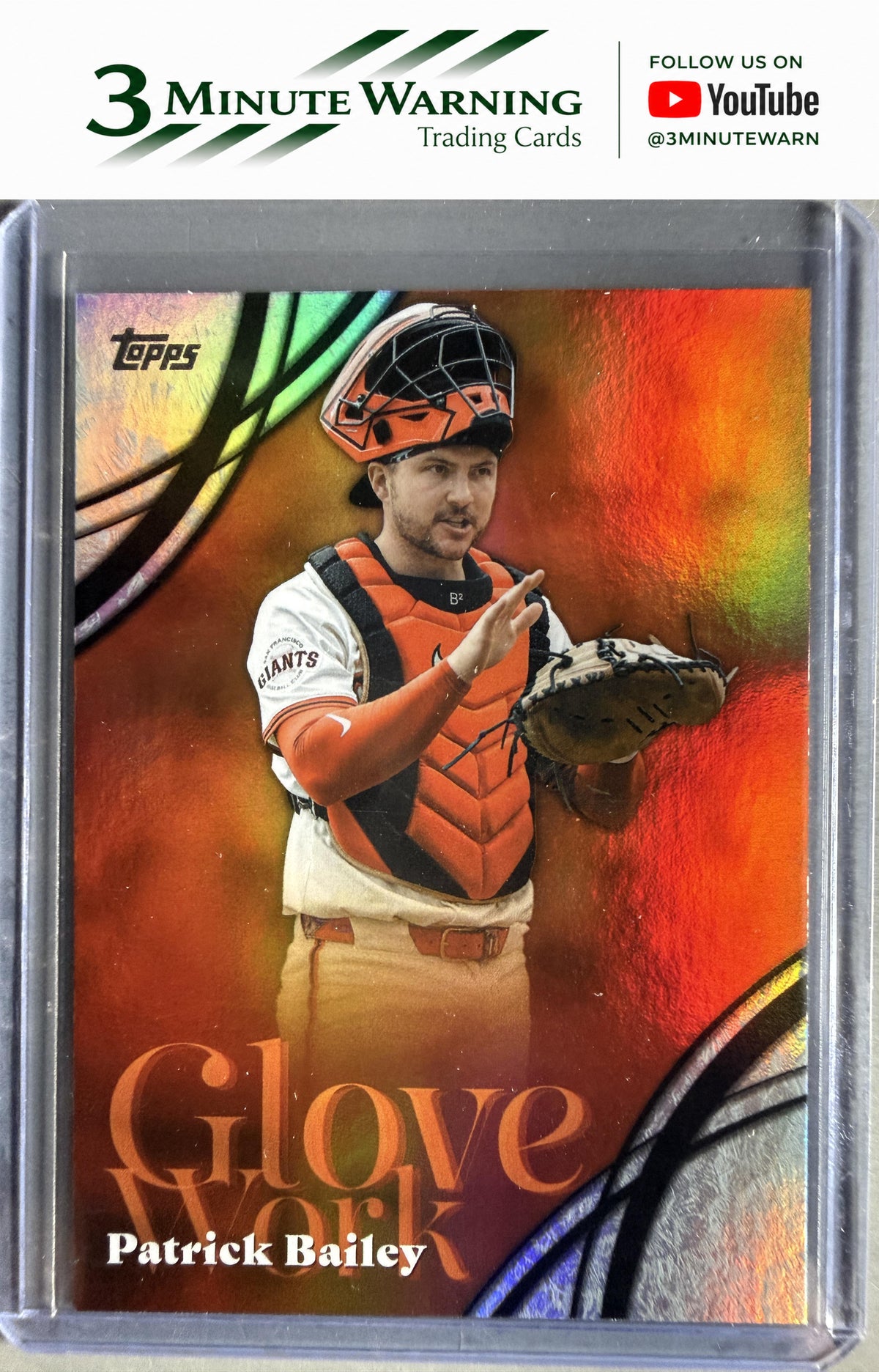 2026 Topps #GW-33 Patrick Bailey Glove Work