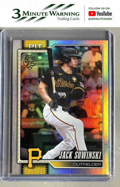 2026 Topps #655 Jack Suwinski Rainbow Foil