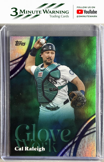 2026 Topps #GW-37 Cal Raleigh Glove Work