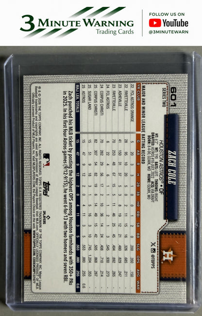 2026 Topps #601 Zach Cole