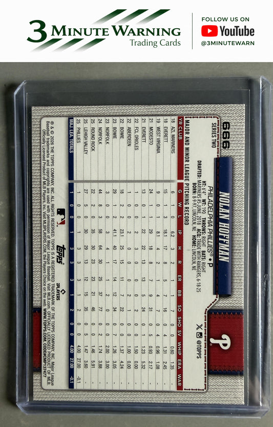 2026 Topps #666 Nolan Hoffman