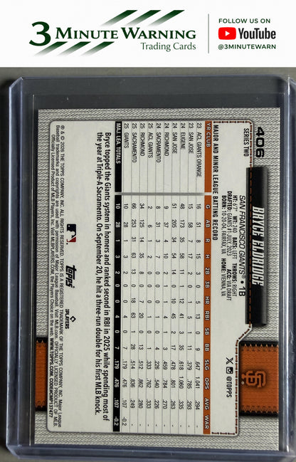 2026 Topps #406 Bryce Eldridge