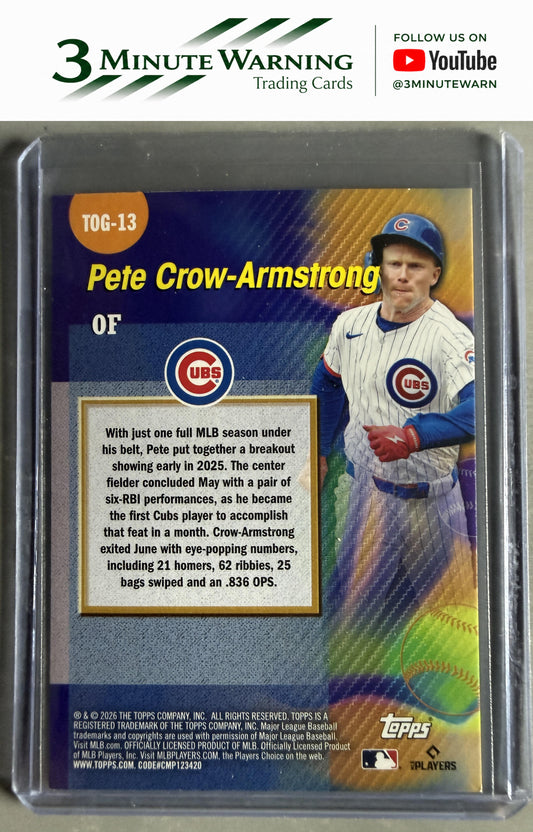 2026 Topps #TOG-13 Pete Crow-Armstrong Titans of the Game
