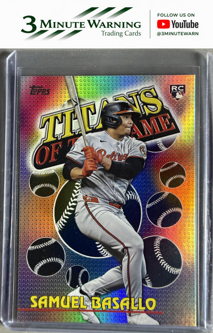 2026 Topps #TOG-10 Samuel Basallo Titans of the Game