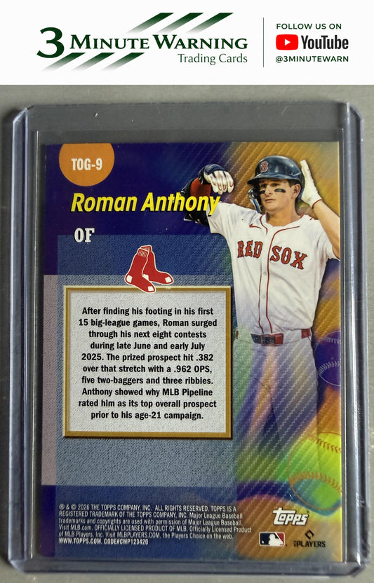 2026 Topps #TOG-9 Roman Anthony Titans of the Game