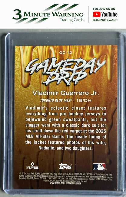 2026 Topps #GD-12 Vladimir Guerrero Jr. Gameday Drip