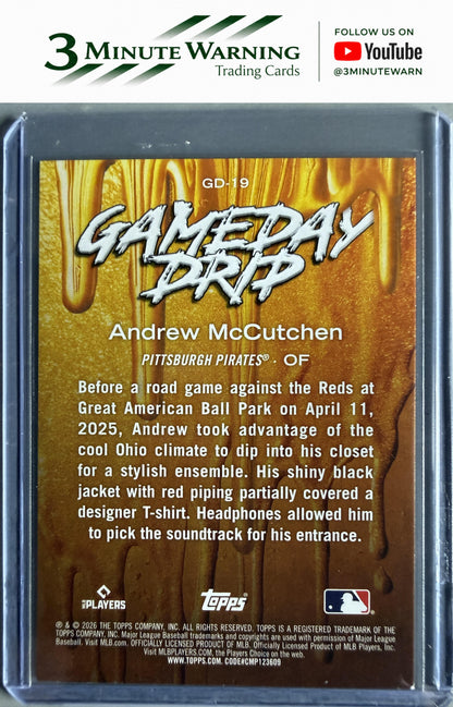 2026 Topps #GD-19 Andrew McCutchen Gameday Drip