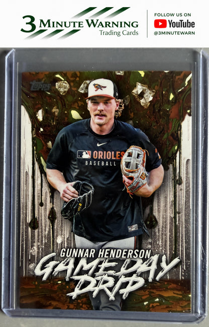 2026 Topps #GD-13 Gunnar Henderson Gameday Drip