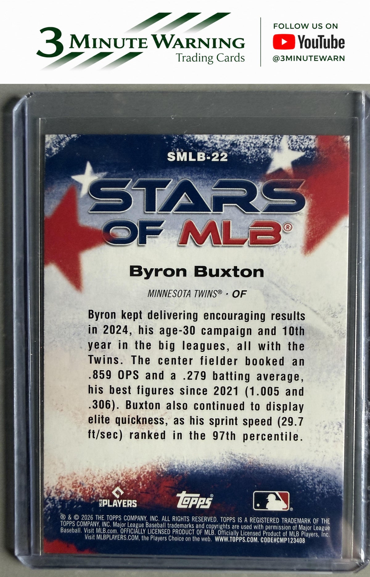 2026 Topps #SMLB-22 Byron Buxton Stars of MLB