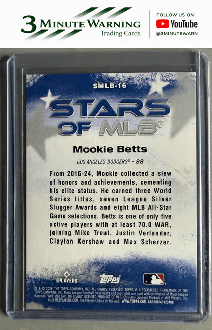 2026 Topps #SMLB-16 Mookie Betts Stars of MLB