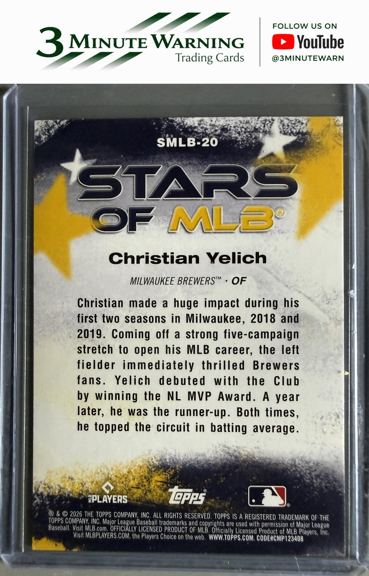 2026 Topps #SMLB-20 Christian Yelich Stars of MLB