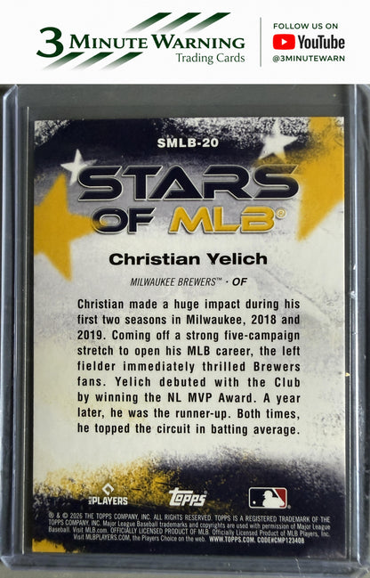 2026 Topps #SMLB-20 Christian Yelich Stars of MLB