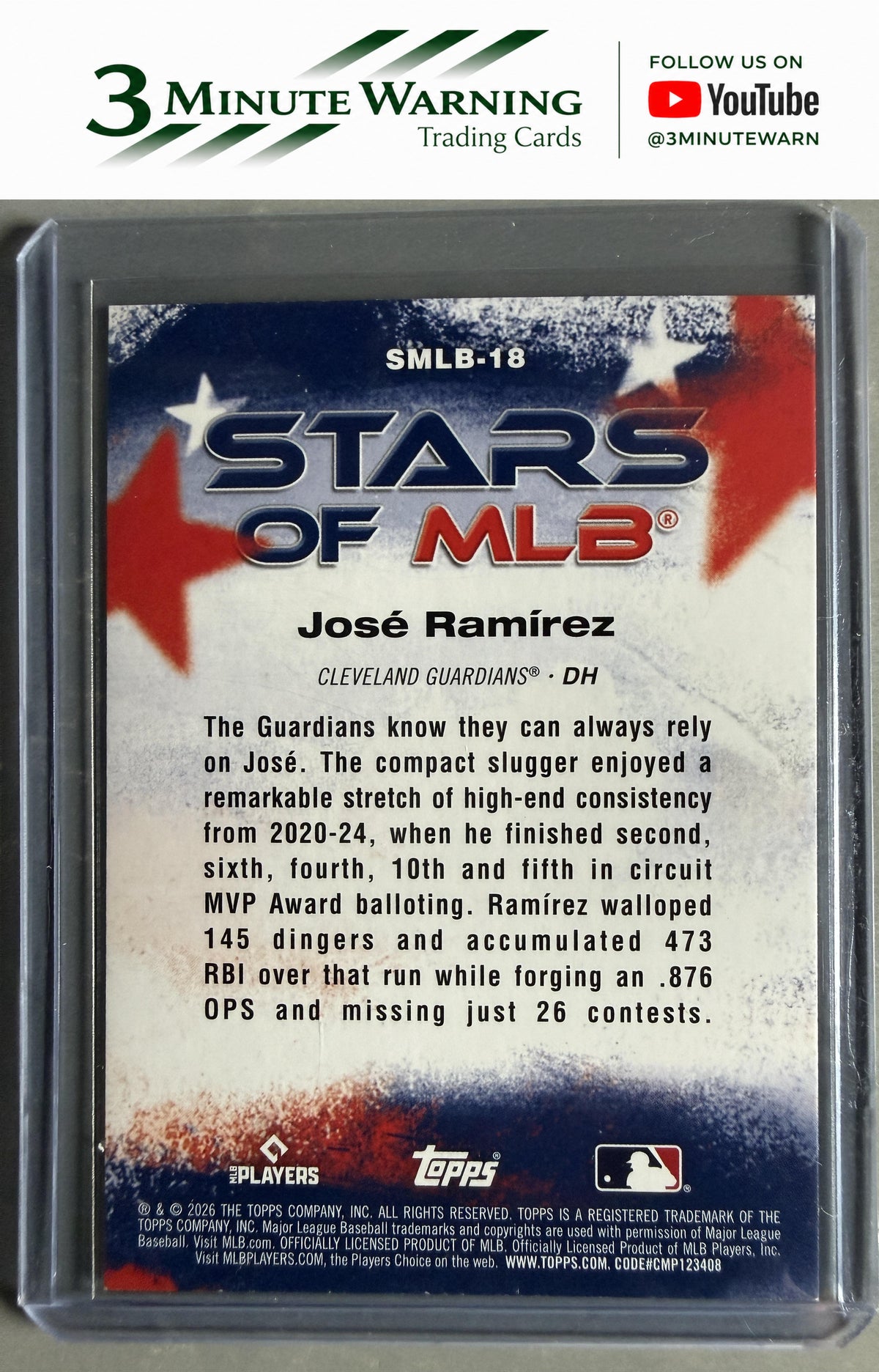 2026 Topps #SMLB-18 José Ramírez Stars of MLB