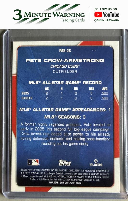 2026 Topps #PAS-23 Pete Crow-Armstrong Perennial All Stars