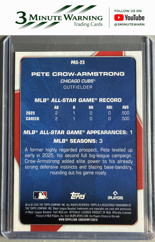2026 Topps #PAS-23 Pete Crow-Armstrong Perennial All Stars