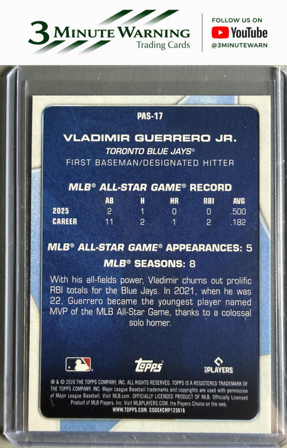2026 Topps #PAS-17 Vladimir Guerrero Jr. Perennial All Stars