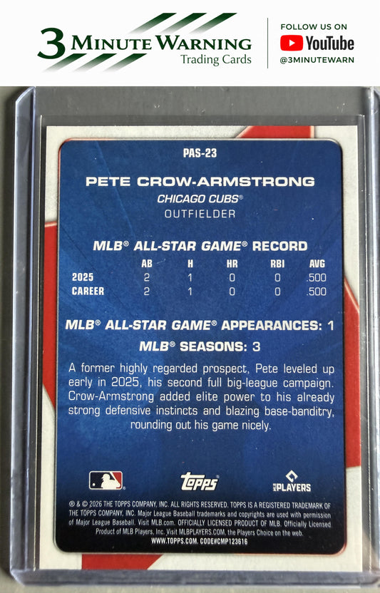 2026 Topps #PAS-23 Pete Crow-Armstrong Perennial All Stars