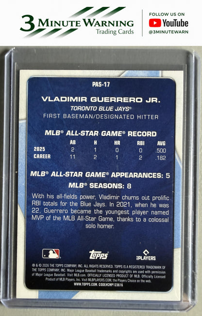 2026 Topps #PAS-17 Vladimir Guerrero Jr. Perennial All Stars