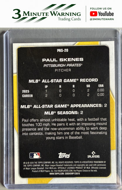 2026 Topps #PAS-20 Paul Skenes Perennial All Stars