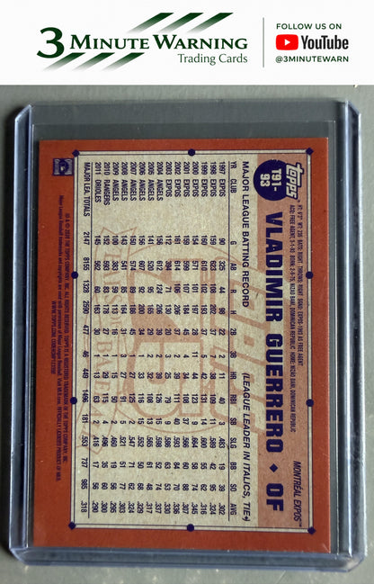 2026 Topps #T91-93 Vladimir Guerrero 1991 Topps Baseball (Series One)