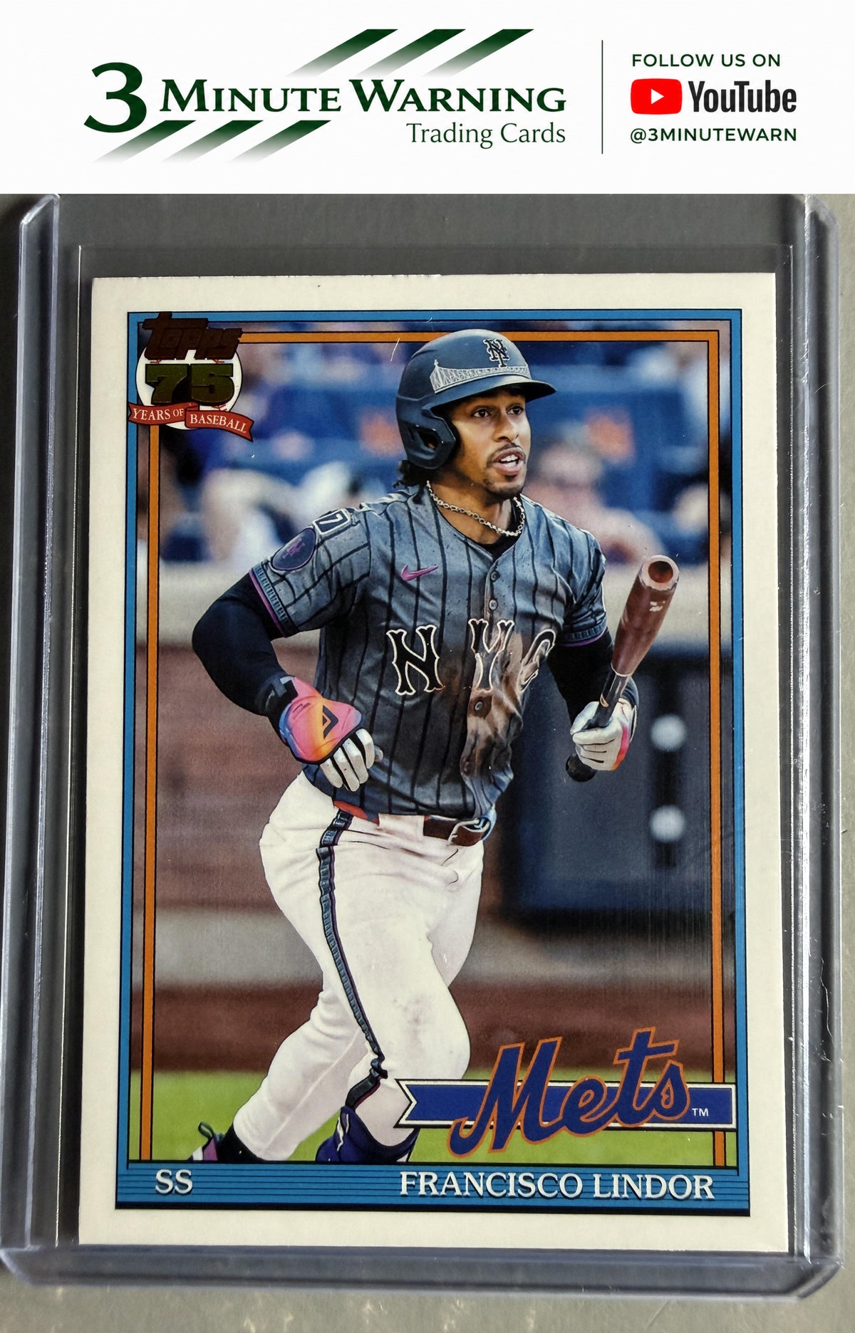 2026 Topps #T91-19 Francisco Lindor 1991 Topps Baseball (Series One)