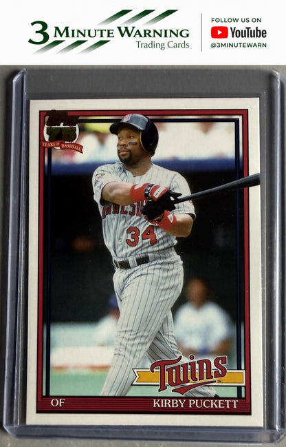 2026 Topps #T91-94 Kirby Puckett 1991 Topps Baseball (Series One)
