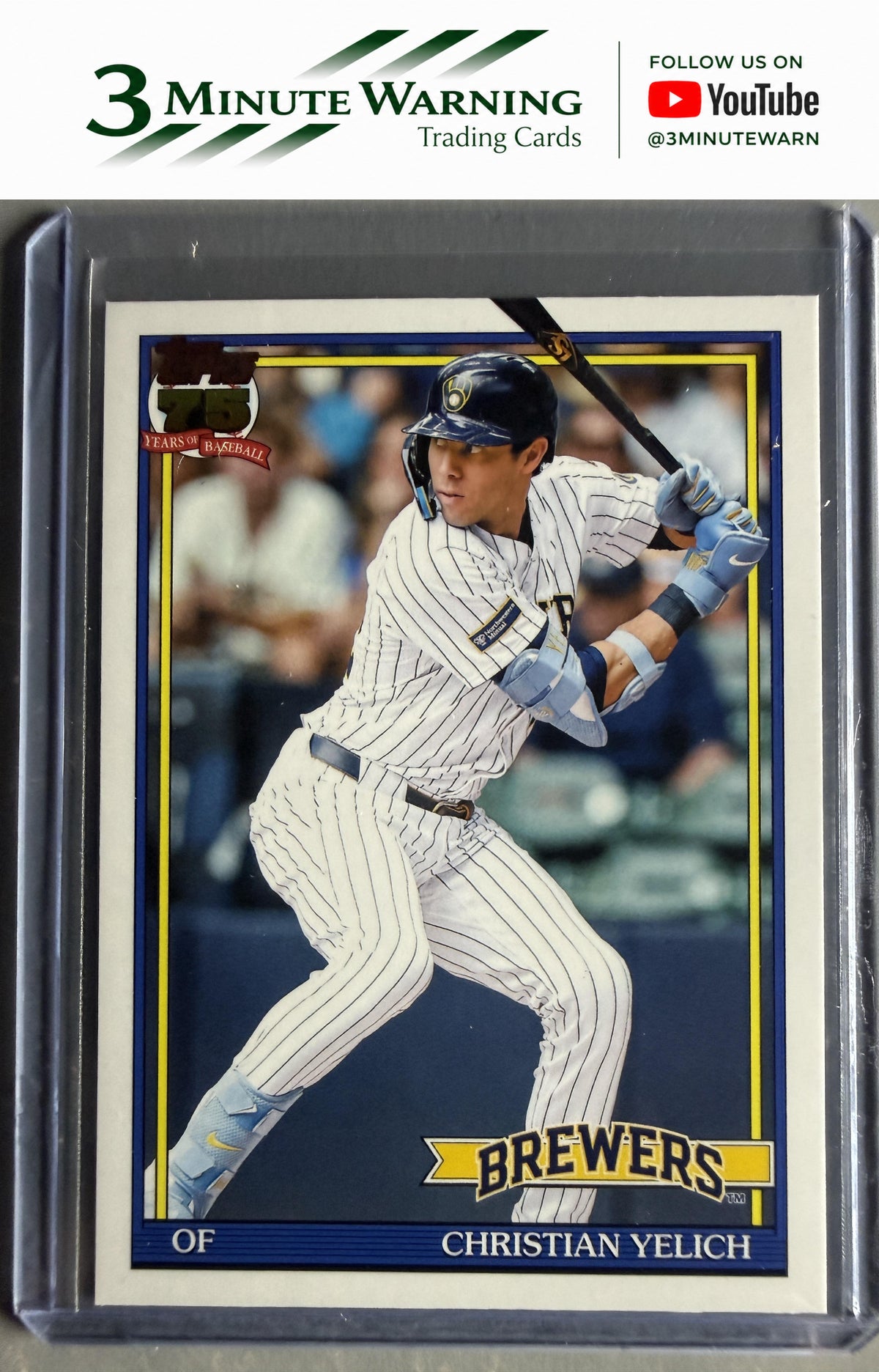 2026 Topps #T91-83 Christian Yelich 1991 Topps Baseball (Series One)