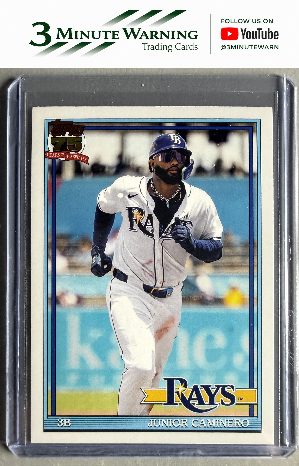 2026 Topps #T91-62 Junior Caminero 1991 Topps Baseball (Series One)