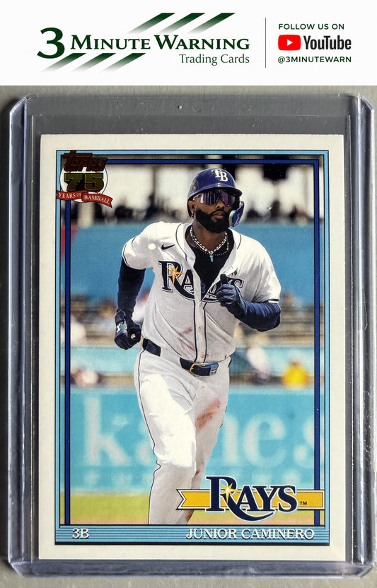 2026 Topps #T91-62 Junior Caminero 1991 Topps Baseball (Series One)