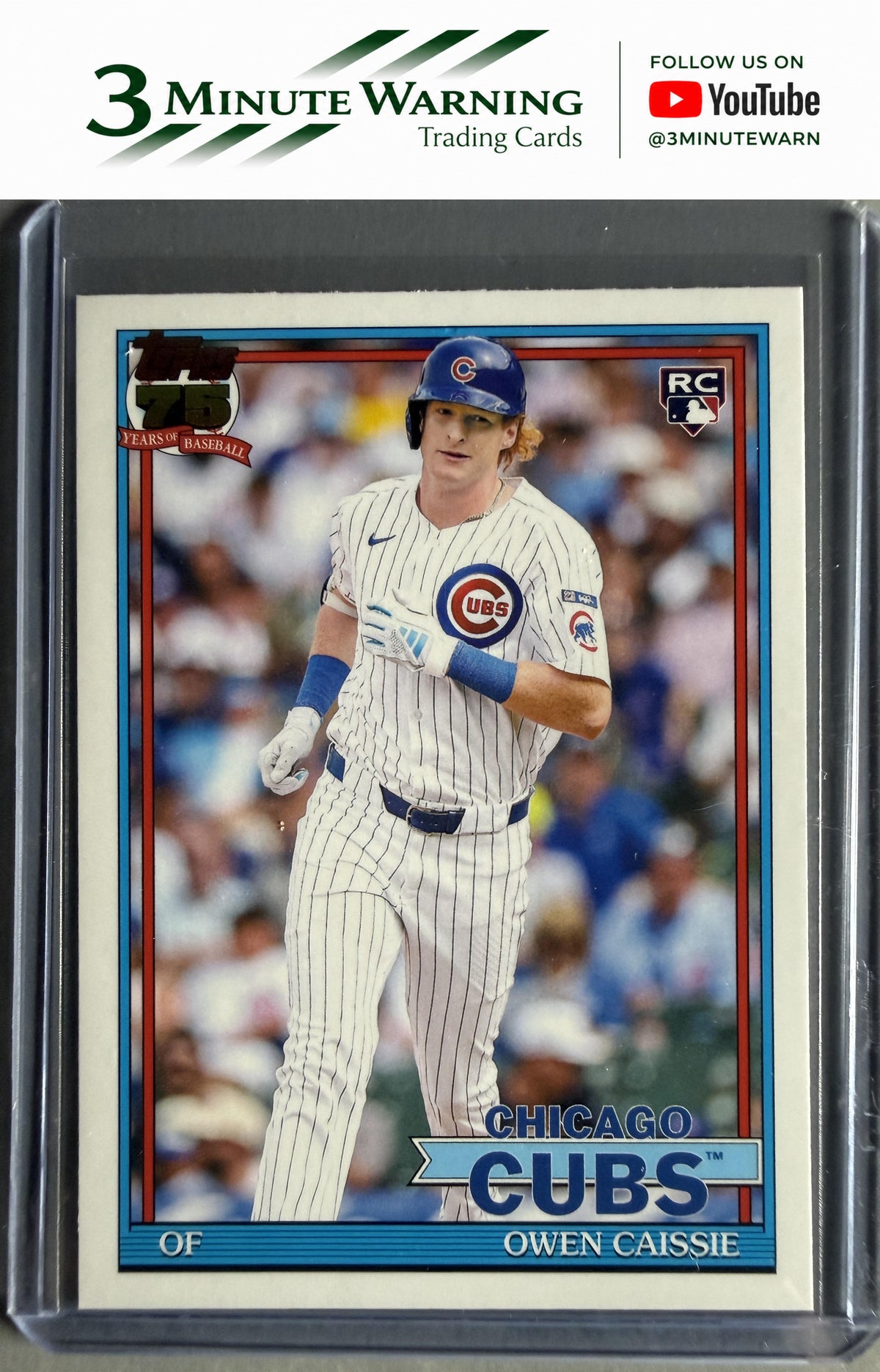 2026 Topps #T91-10 Owen Caissie 1991 Topps Baseball (Series One)