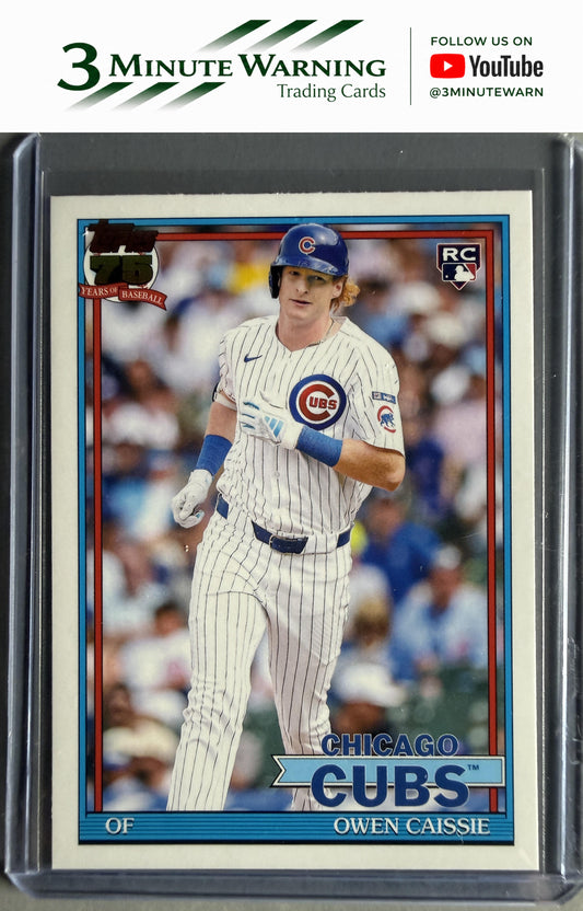 2026 Topps #T91-10 Owen Caissie 1991 Topps Baseball (Series One)