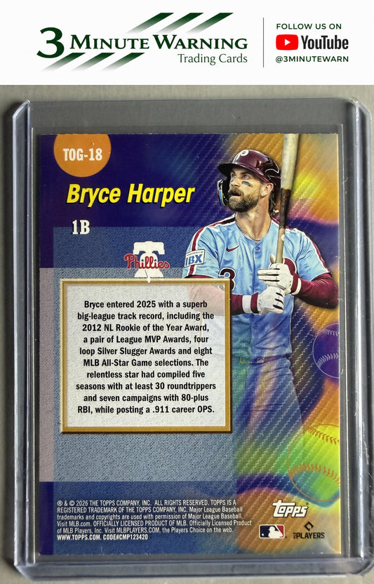 2026 Topps #TOG-18 Bryce Harper Titans of the Game