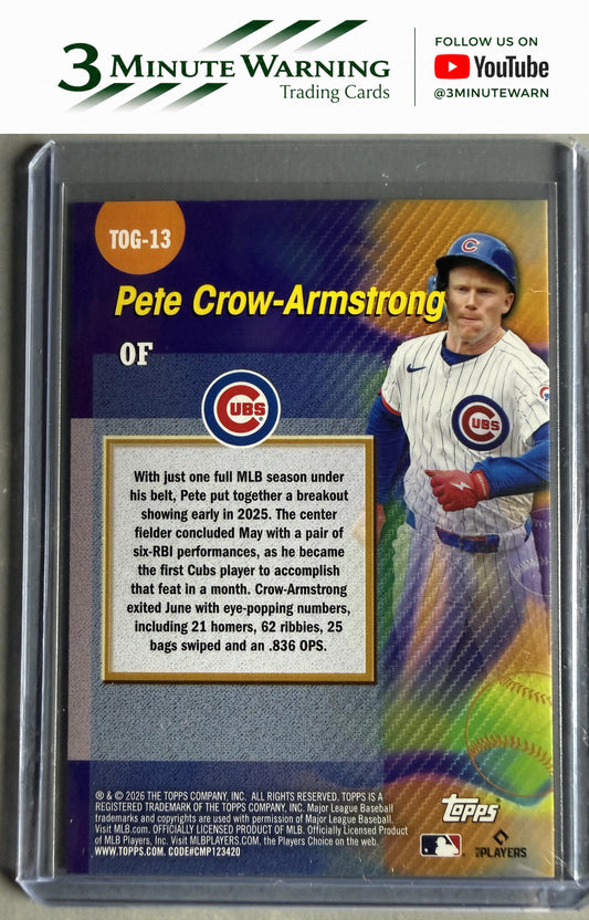 2026 Topps #TOG-13 Pete Crow-Armstrong Titans of the Game