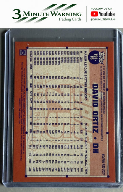 2026 Topps #T91-15 David Ortiz 1991 Topps Baseball 35th Anniversary (Series One)
