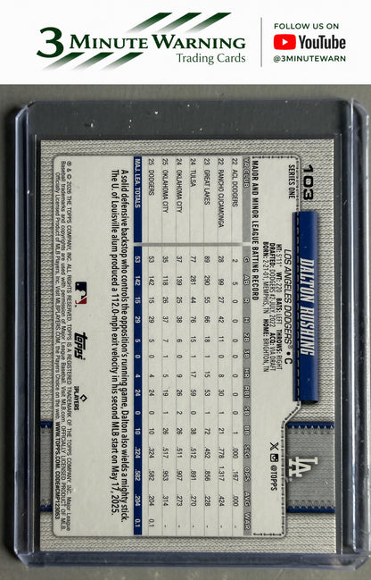 2026 Topps #103 Dalton Rushing