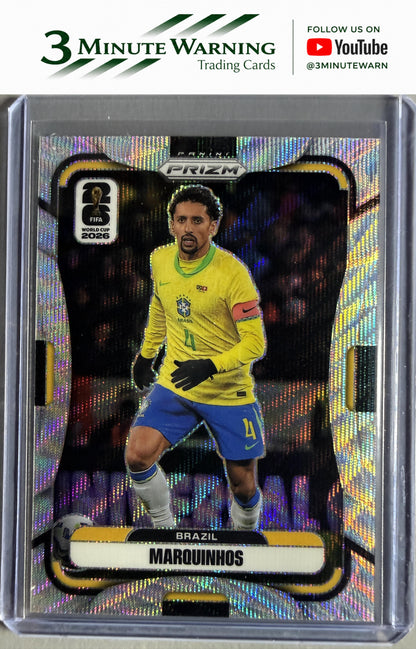 2026 Panini Prizm FIFA World Cup #93 Marquinhos Wave