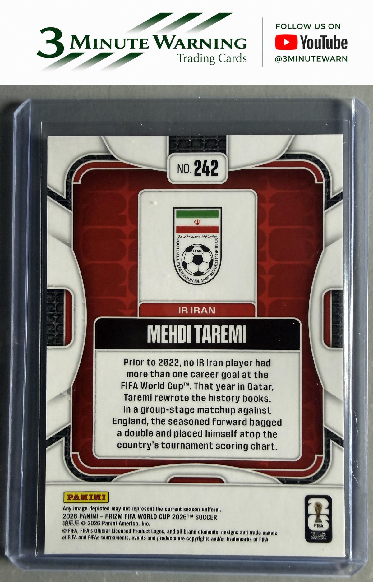 2026 Panini Prizm FIFA World Cup #242 Mehdi Taremi