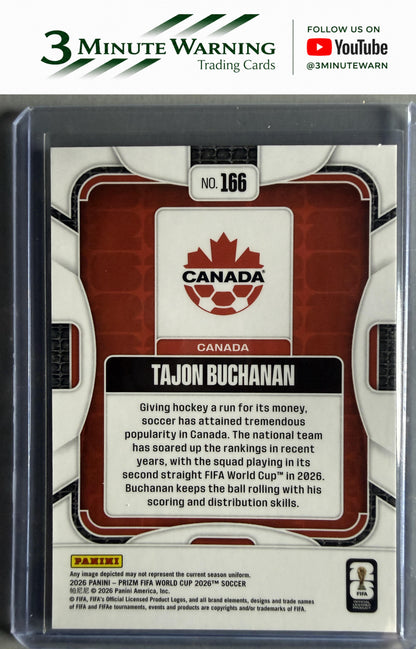 2026 Panini Prizm FIFA World Cup #166 Tajon Buchanan