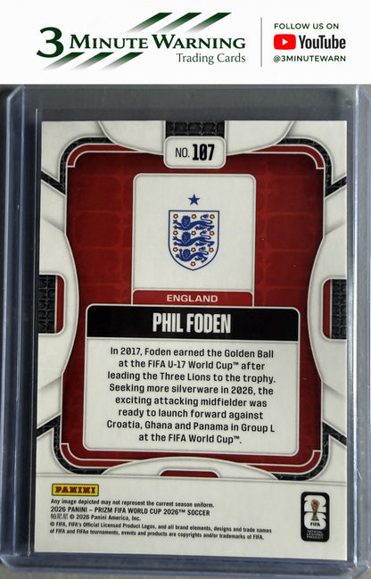 2026 Panini Prizm FIFA World Cup #107 Phil Foden