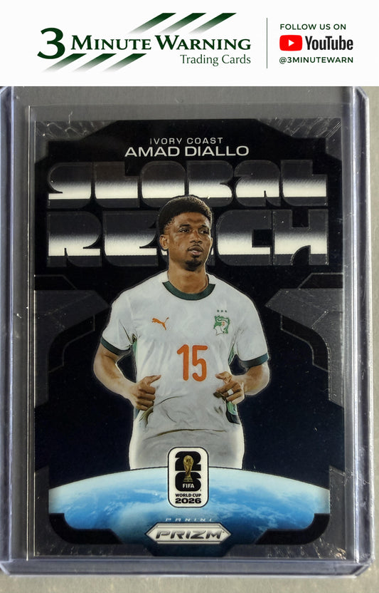 2026 Panini Prizm FIFA World Cup #11 Amad Diallo Global Reach Breakaway Prizm