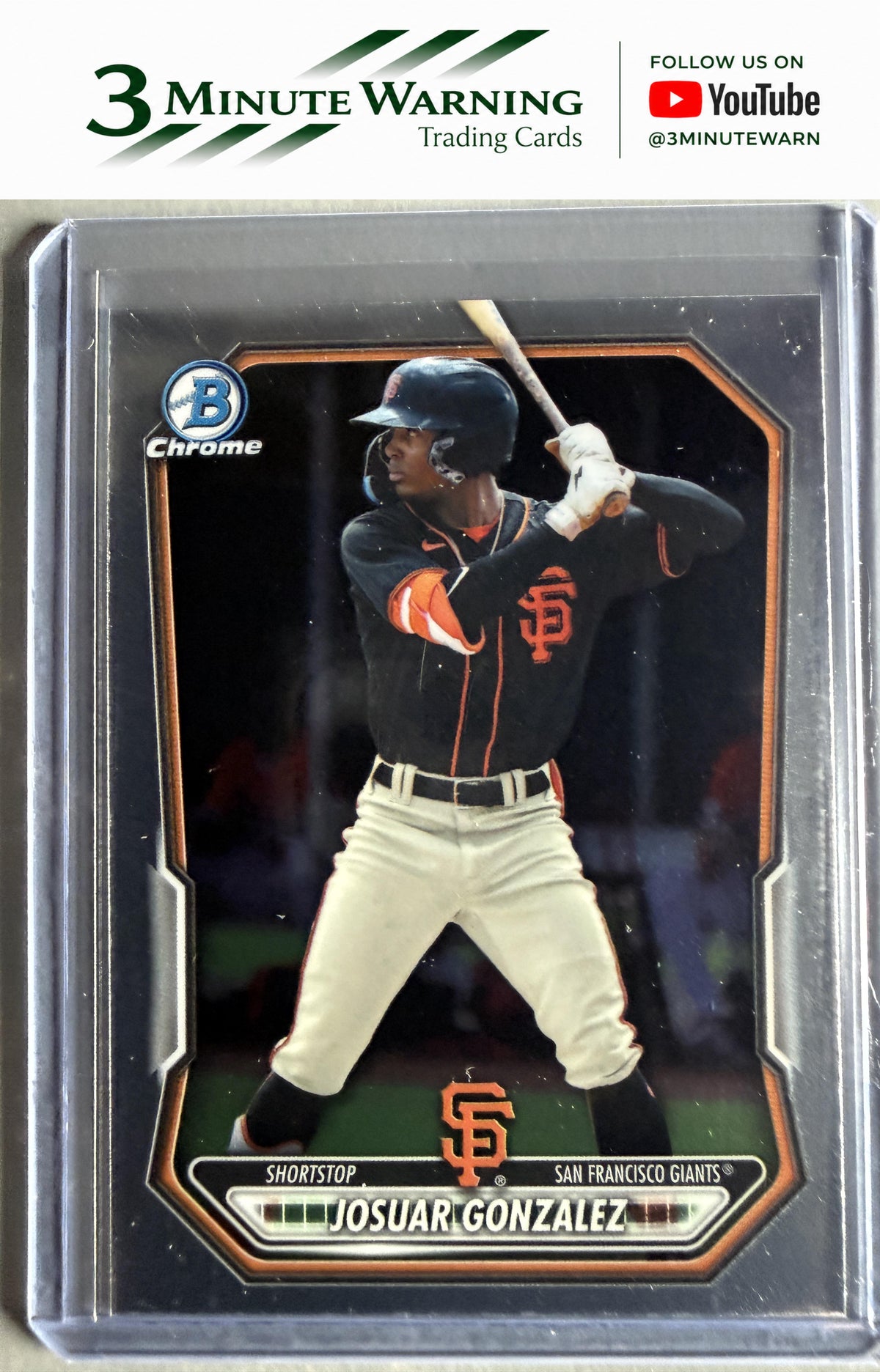 2026 Bowman #BCP-56 Josuar Gonzalez Chrome Prospects