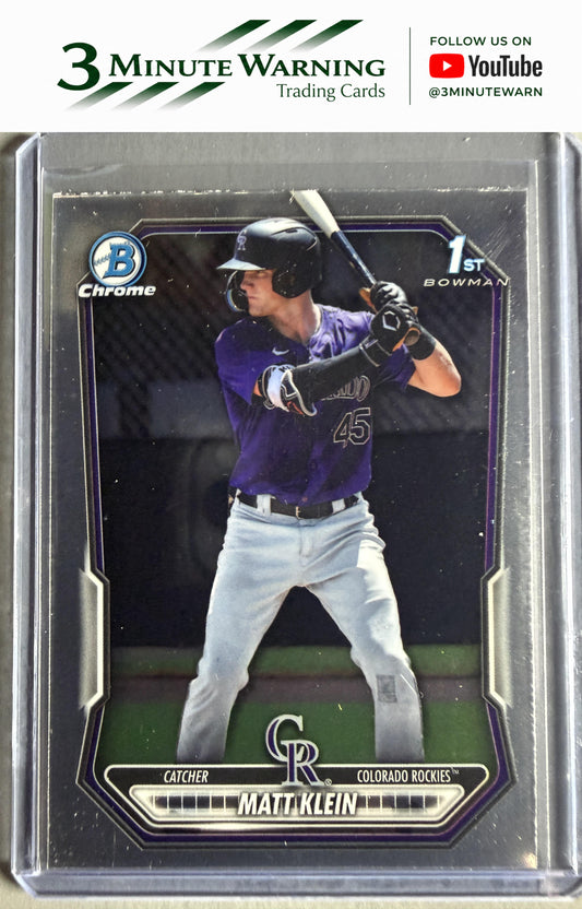 2026 Bowman #BCP-146 Matt Klein Chrome Prospects