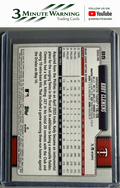 2026 Topps #85 Kody Clemens Sandglitter