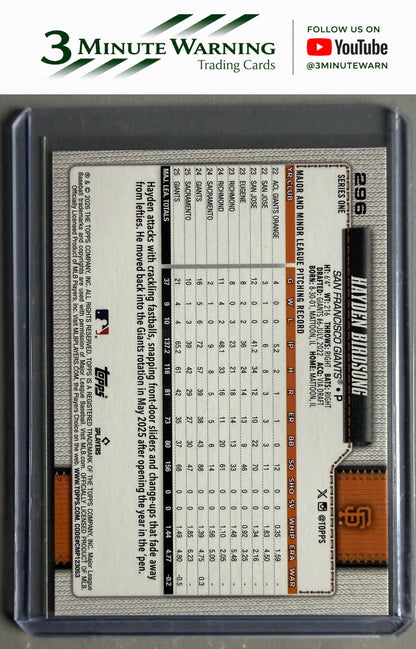 2026 Topps #296 Hayden Birdsong