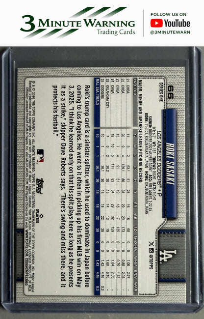 2026 Topps #66 Roki Sasaki