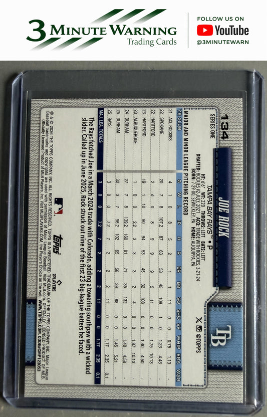 2026 Topps #134 Joe Rock