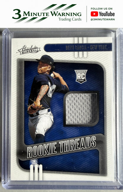 2021 Panini Absolute #RT-DG Deivi Garcia Rookie Threads